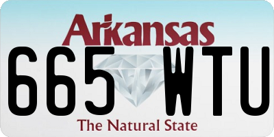 AR license plate 665WTU