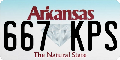 AR license plate 667KPS