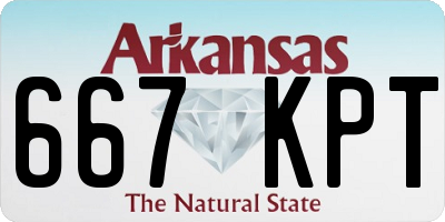 AR license plate 667KPT