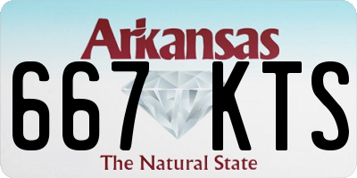 AR license plate 667KTS