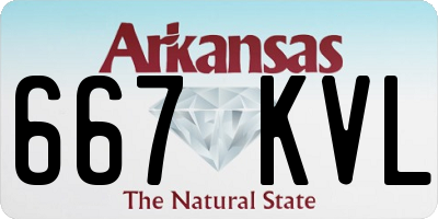 AR license plate 667KVL