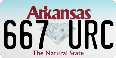 AR license plate 667URC