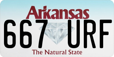 AR license plate 667URF
