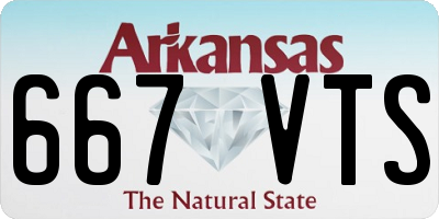AR license plate 667VTS