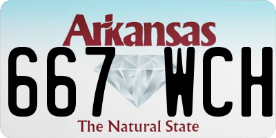 AR license plate 667WCH