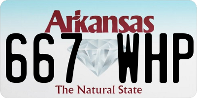 AR license plate 667WHP