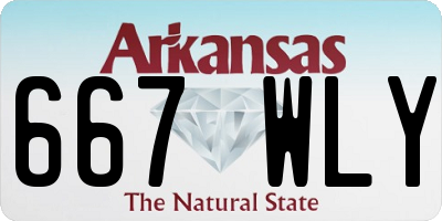 AR license plate 667WLY