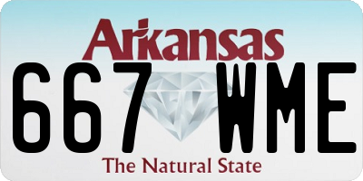AR license plate 667WME