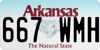 AR license plate 667WMH