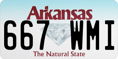 AR license plate 667WMI