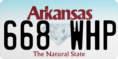 AR license plate 668WHP