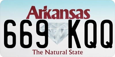 AR license plate 669KQQ