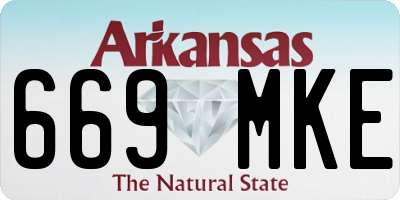 AR license plate 669MKE