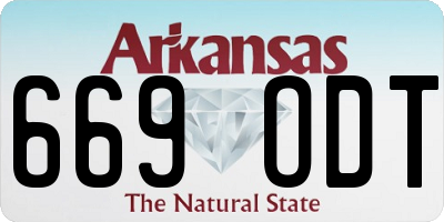 AR license plate 669ODT