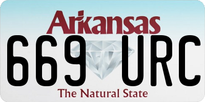 AR license plate 669URC