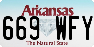 AR license plate 669WFY