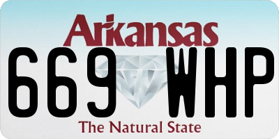 AR license plate 669WHP