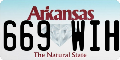 AR license plate 669WIH