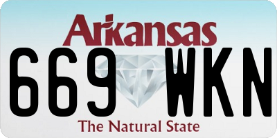AR license plate 669WKN