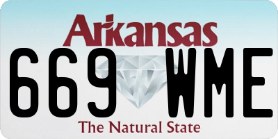 AR license plate 669WME