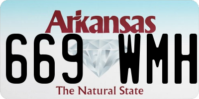 AR license plate 669WMH