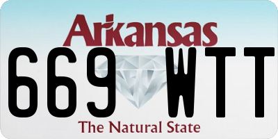 AR license plate 669WTT