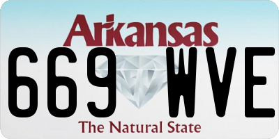 AR license plate 669WVE