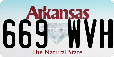 AR license plate 669WVH