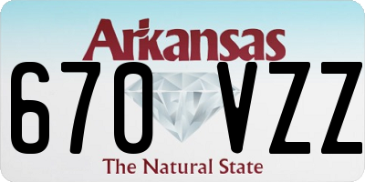 AR license plate 670VZZ