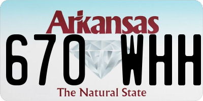 AR license plate 670WHH