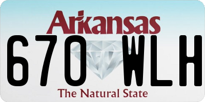 AR license plate 670WLH