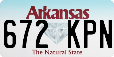 AR license plate 672KPN