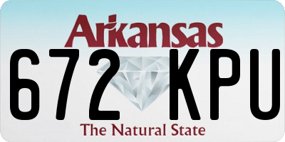 AR license plate 672KPU