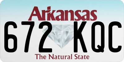 AR license plate 672KQC