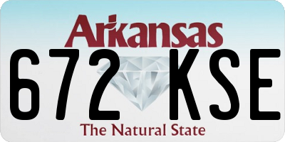 AR license plate 672KSE