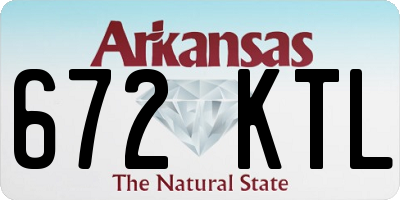 AR license plate 672KTL