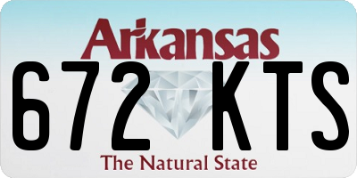 AR license plate 672KTS