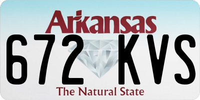 AR license plate 672KVS