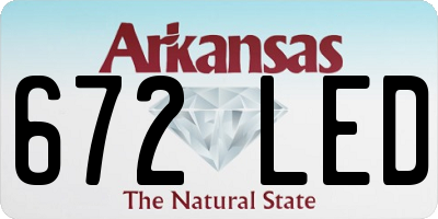 AR license plate 672LED