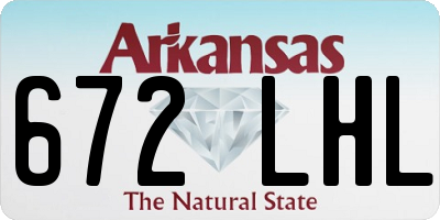 AR license plate 672LHL