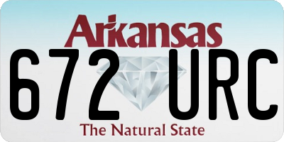 AR license plate 672URC