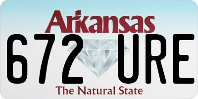 AR license plate 672URE