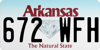 AR license plate 672WFH