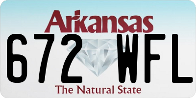 AR license plate 672WFL
