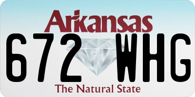 AR license plate 672WHG