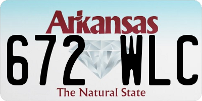AR license plate 672WLC