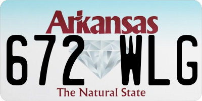 AR license plate 672WLG