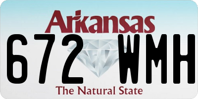 AR license plate 672WMH