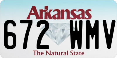 AR license plate 672WMV