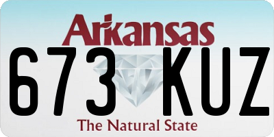 AR license plate 673KUZ